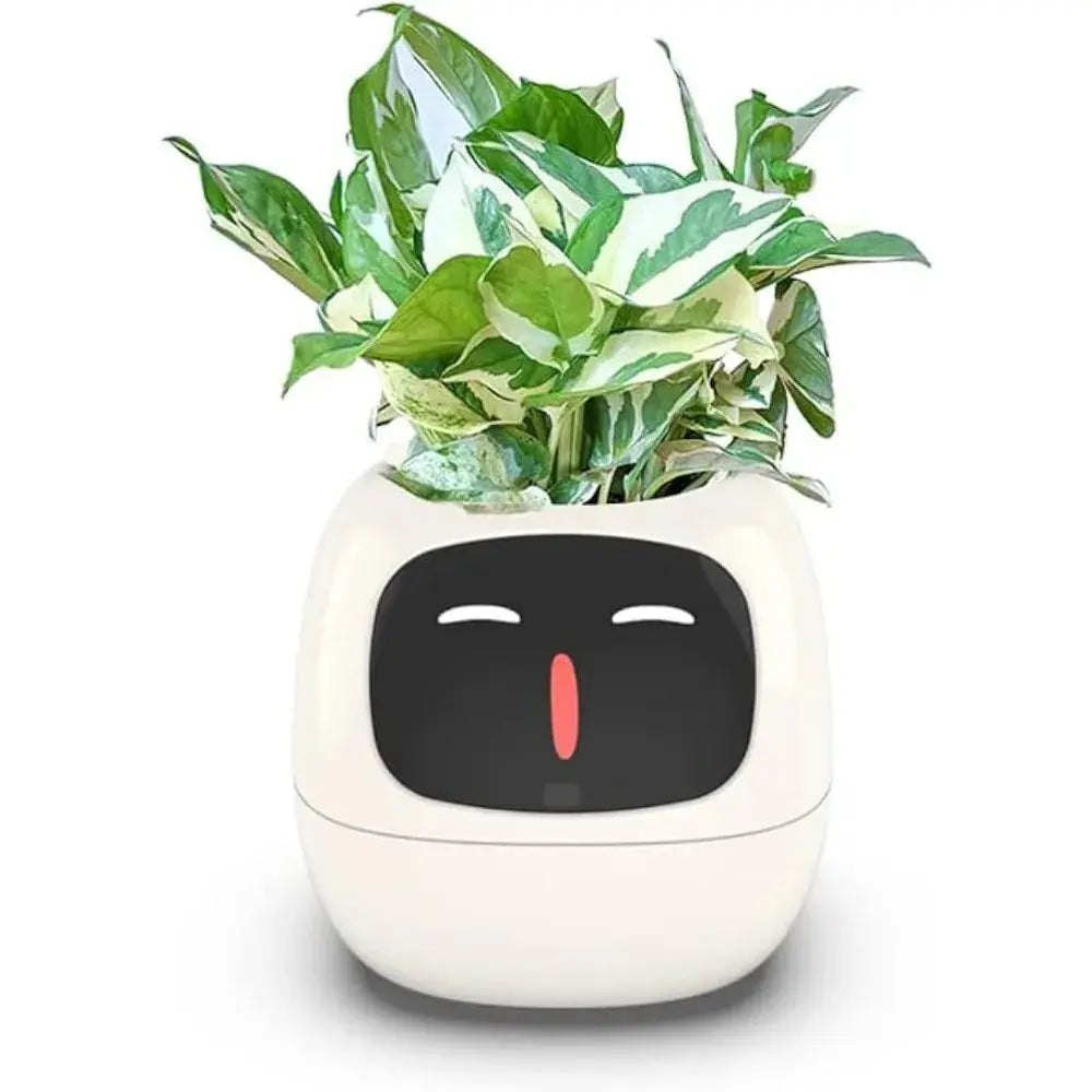 Smart Pet Planter,Ai Planter,Intelligent Flowerpots,Multiple Expressions,7 Smart Sensors EaseYourDay