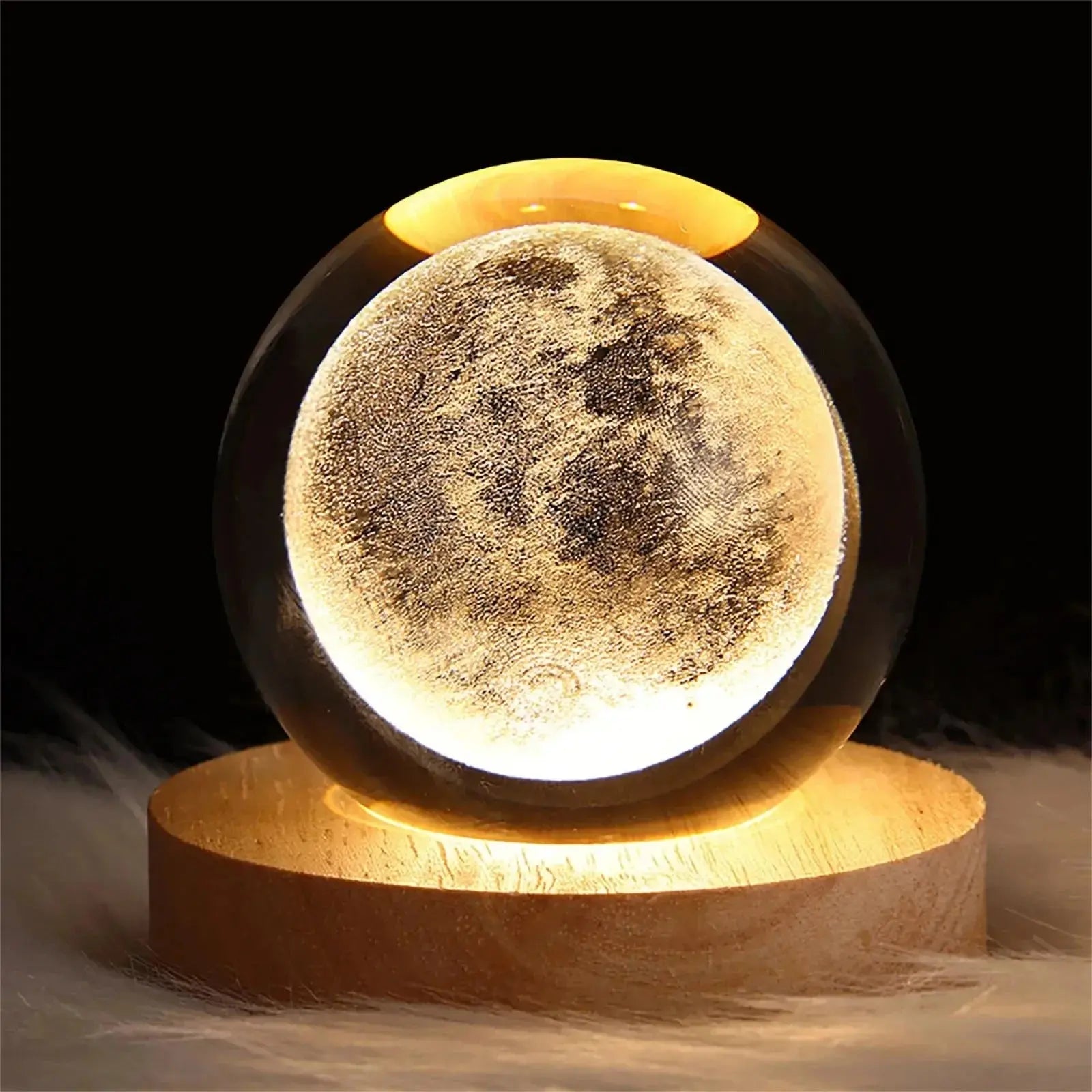 Unique 3D Crystal Ball Lamp - EaseYourDay