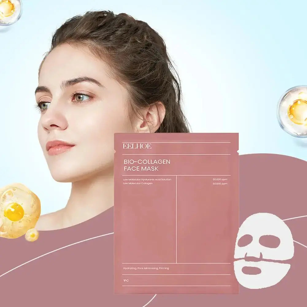 Bio-Collagen Face Mask Collagen Protein Hydrogel Soft Gel Mask Deep Moisturizing For Women Skin Care Products EaseYourDay