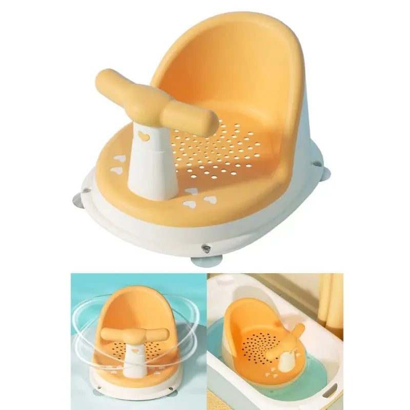 Infant Bath Tub  Comfortable Baby Bath Chair Anti Slip Bathing  Great Shower Gift for Newborns 6-18 Months EaseYourDay