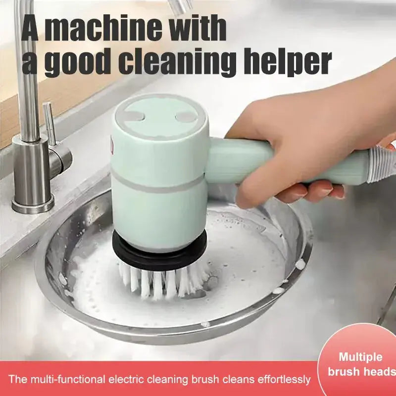 Electric Cleaning Brush Multi-functional Home USB Rechargeable Electric Rotary Scrubber Household Appliances Cleaning Gadget EaseYourDay