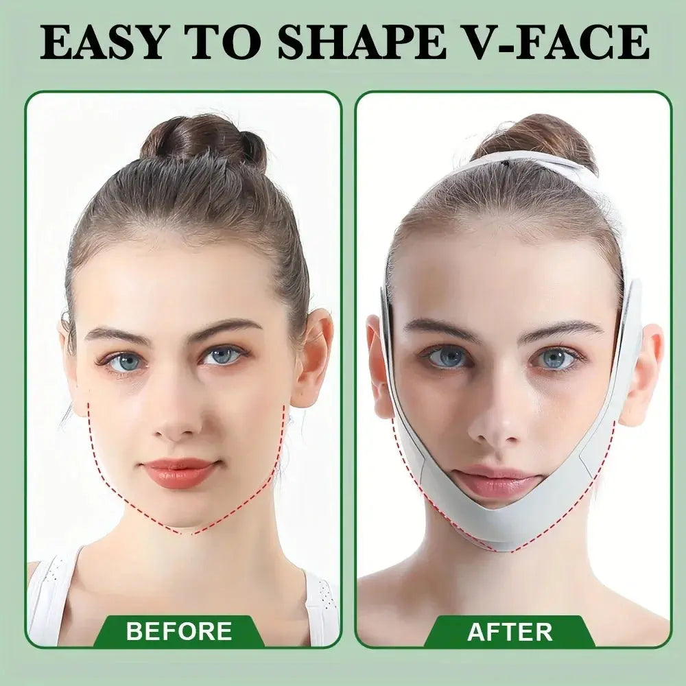 Reusable Face Slimming Bandage V Line Face Shaper Women Chin Cheek Lift Up Belt Facial Massage Strap Face Skin Care Beauty Tools EaseYourDay