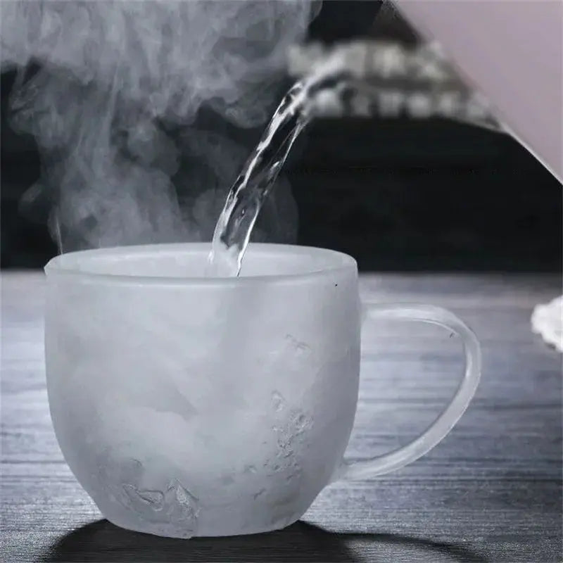 150-350ml Heat Resistant High Borosilicate Glass Mug Double Wall Glass Coffee Cup with Handle Milk Water Cup Clear Cups Gift EaseYourDay