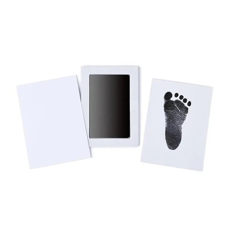 Newborn Baby DIY Hand And Footprint Kit Ink Pads Photo Frame Handprint Toddlers Souvenir Accessories Safe Clean Baby Shower Gift EaseYourDay