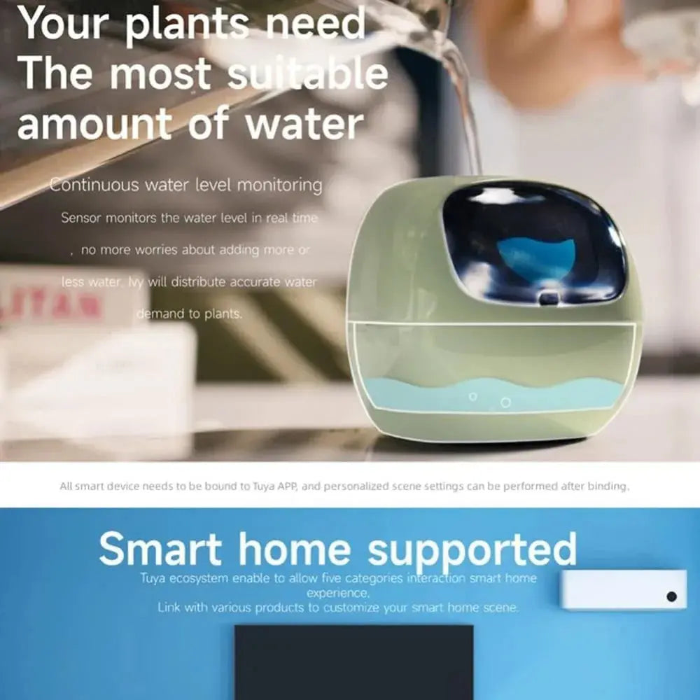 Smart Pet Planter,Ai Planter,Intelligent Flowerpots,Multiple Expressions,7 Smart Sensors EaseYourDay