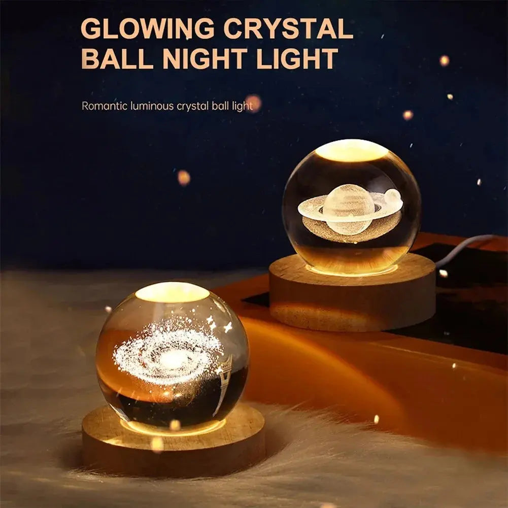 Unique 3D Crystal Ball Lamp - EaseYourDay