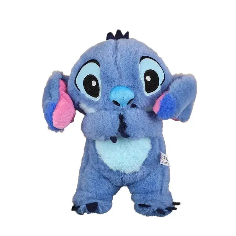 Kawaii Stitch Plush Doll Baby Sleeping Companion Sound Soothing Musical  Kawaii With Air Bag and Light Doll Breathing Toys Gifts EaseYourDay